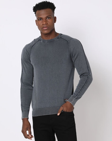 Slim Fit Crew-Neck Pullover