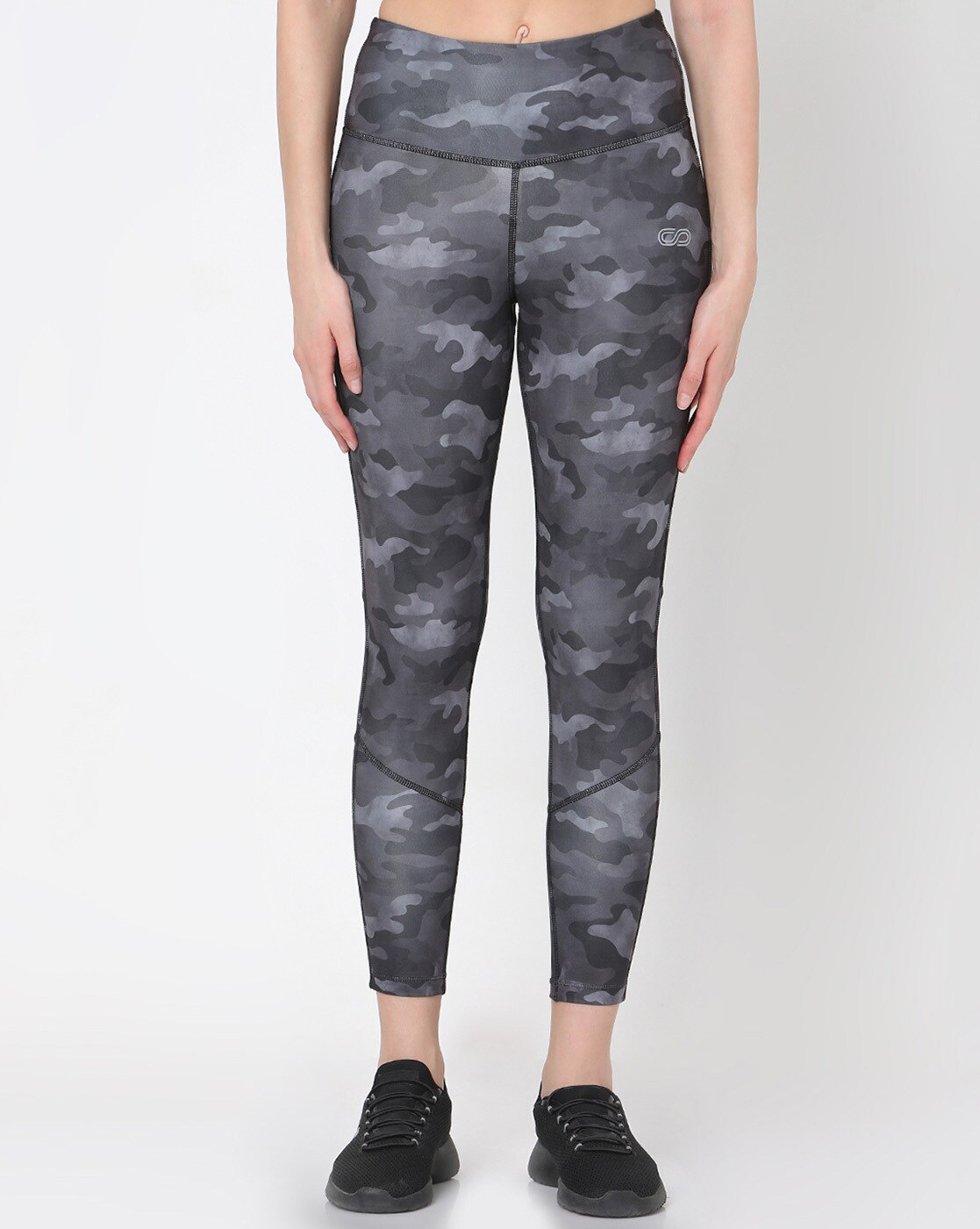 Stealth Camo Leggings - Black