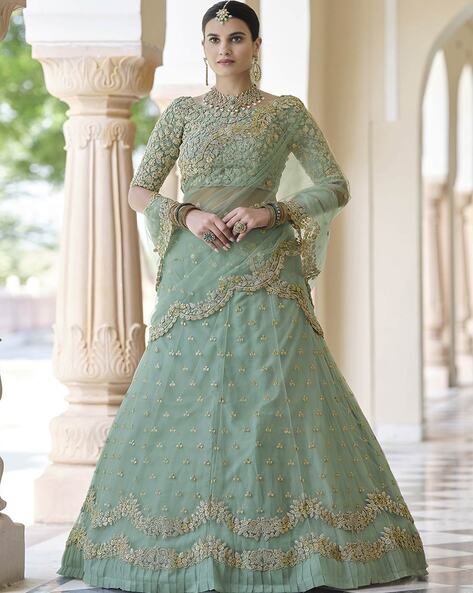 Cotton Unstitched Lehenga Choli, Pattern : Printed, Embroidered etc.,  Occasion : Party Wear at Best Price in Jalgaon