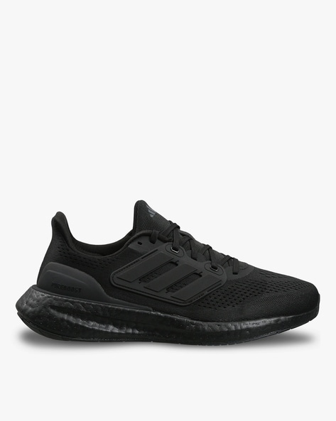 All black running shoes best sale