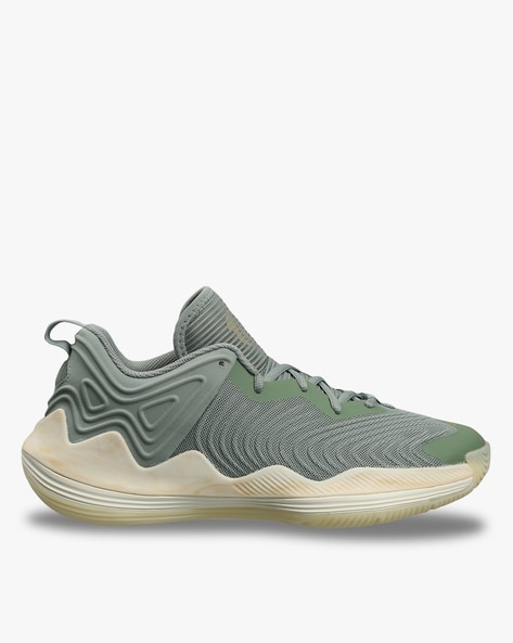 Adidas green basketball clearance shoes