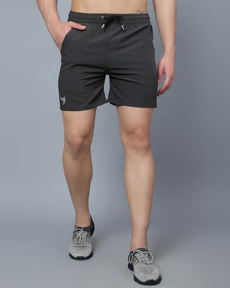 Slim Fit Shorts with Slip Pockets
