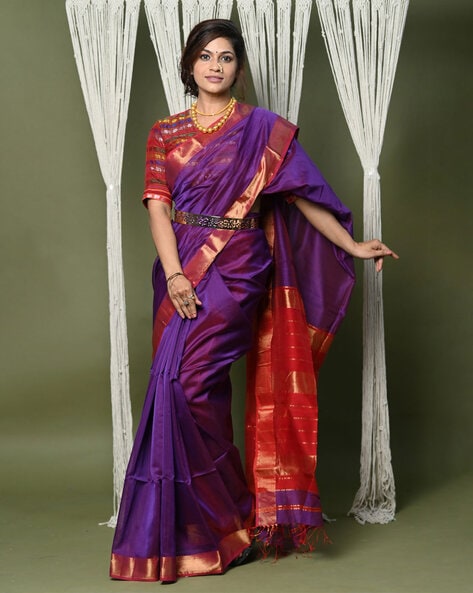 How To Spot A Traditional Maheshwari Saree From Miles Away – Kalakari India