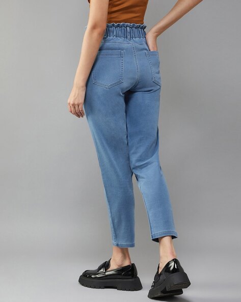 High waist shop stretchable jeans