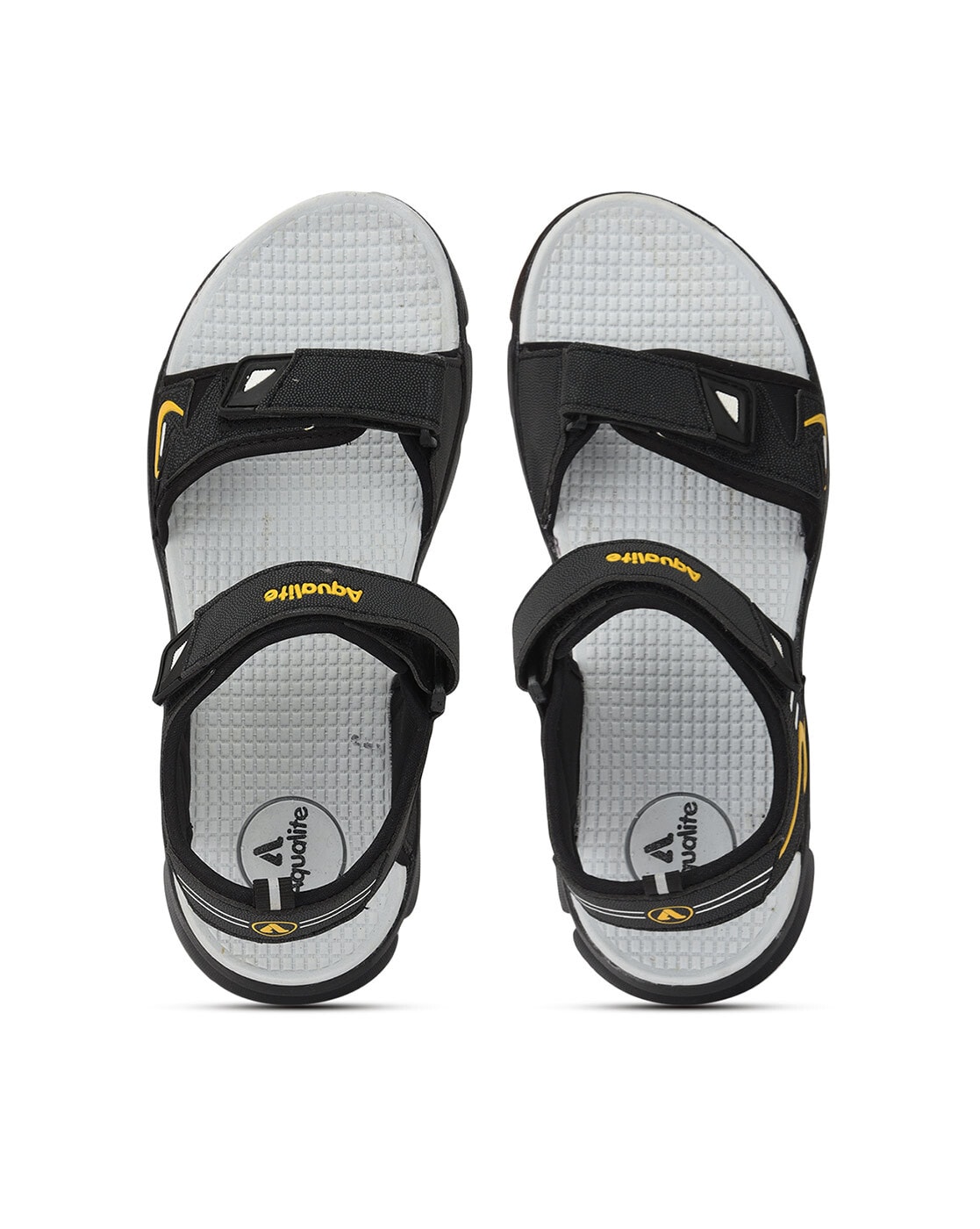 Buy Black Sandals for Men by AQUALITE Online | Ajio.com