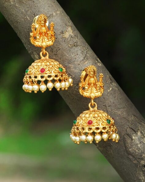 Latest Gold buttalu with weight || gold earrings collection || gold jhumka  designs - YouTube
