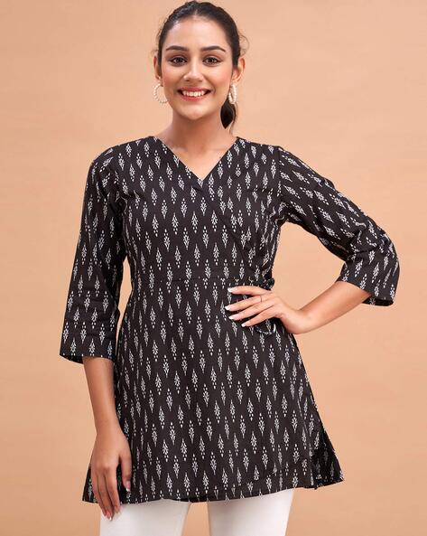 Buy Black Kurtis & Tunics for Women by Clothing Culture Online