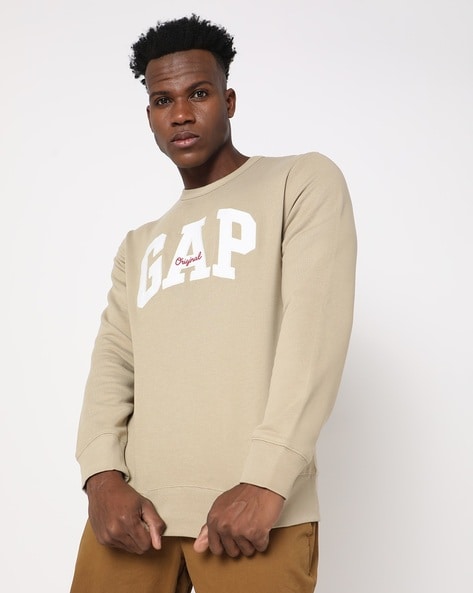 Print crewneck sweatshirt sale