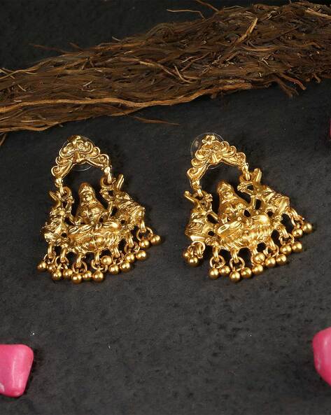 Goddess lakshmi earrings on sale jewelry