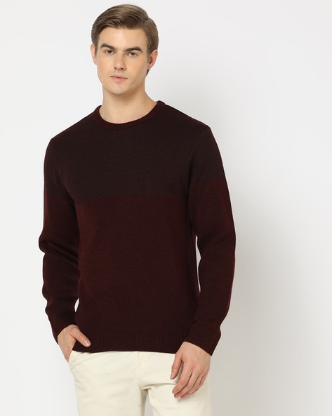 Buy Maroon Sweaters & Cardigans for Men by NETPLAY Online