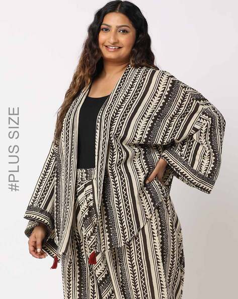 Striped hotsell kimono cardigan