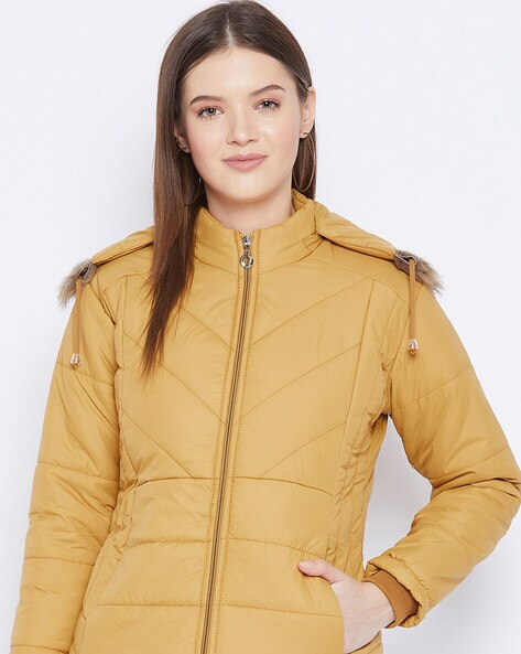 Mustard bomber jacket outlet womens