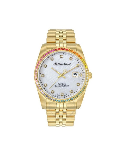 Tissot gold plated mens on sale watch