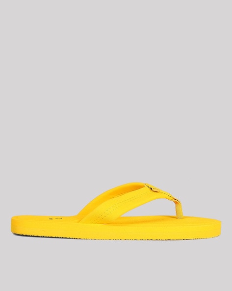 Yellow box fayth online flip flops