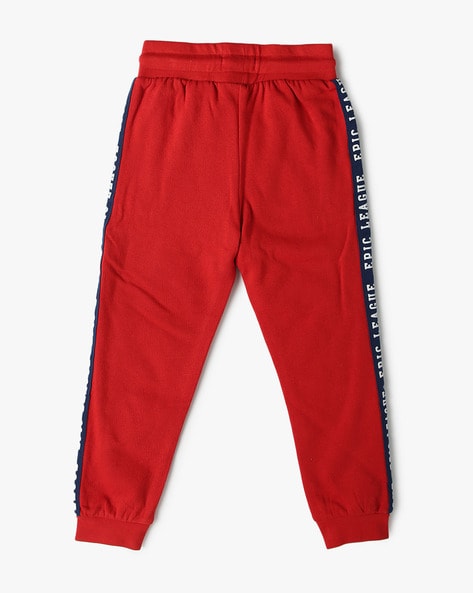 Boys outlet maroon joggers