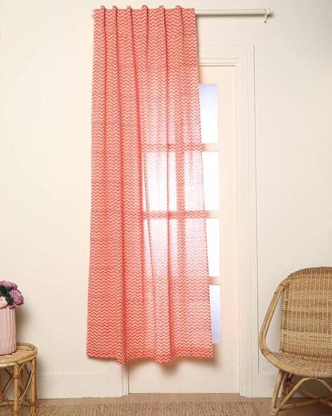 Indie Picks Hand-Dyed Handblock Print Cotton Door Curtain