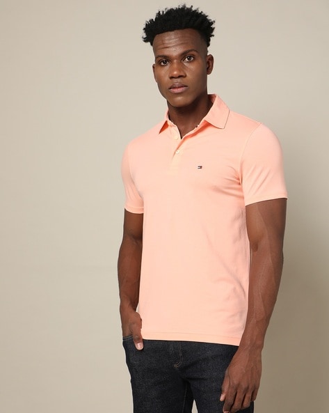 Buy Playful Peach Tshirts for Men by TOMMY HILFIGER Online