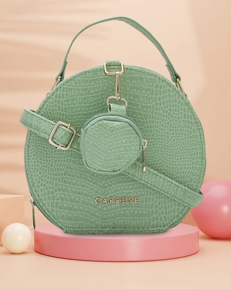 Buy Crossbody Bags for Women Round Purse Quilted purse, Faux Leather, with  Tassel at Amazon.in