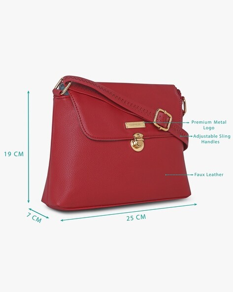 Caprese red sling online bag