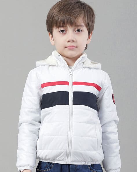 Quilted Zip-Front Bomber Jacket