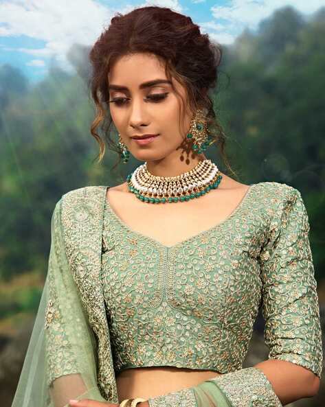 13301 HEAVY TAFETA SATIN SILK HEAVY EMBROIDERY JHUMKA DESIGN LATEST  EXCLUSIVE FANCY HEAVY DESIGNER STUNNING WEDDING BRIDAL LEHENGA CHOLI AT  BEST RATE ON REEWAZ INTERNATIONAL - Reewaz International | Wholesaler &  Exporter