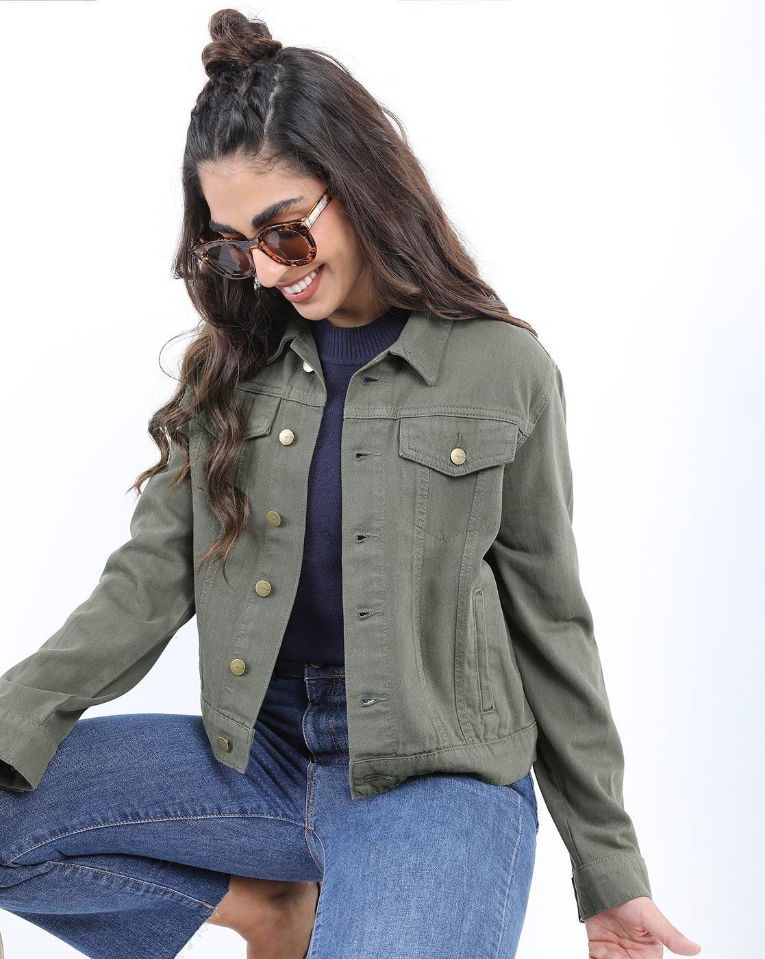 SUSIELADY Women Casual Denim Jacket Jeans Tops Long Sleeve India | Ubuy