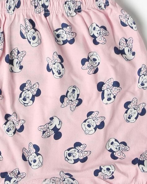 Pack of 3 Mickey & Minnie Print Bloomers
