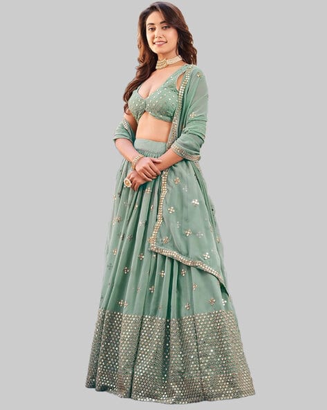 Embellished Flared Lehenga Choli Set