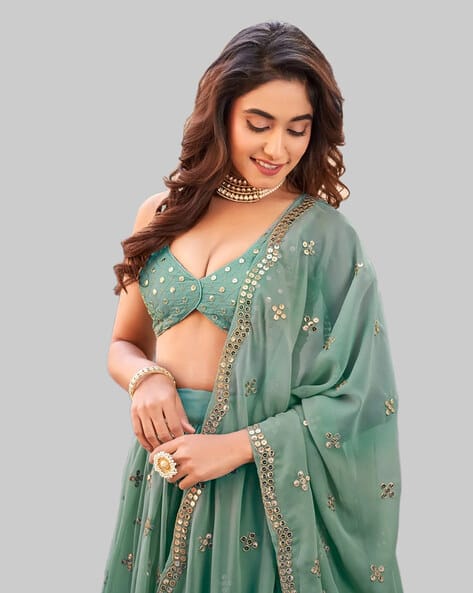 Embellished Flared Lehenga Choli Set