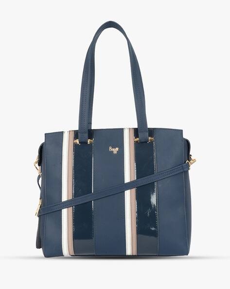 BAGGIT Women Striped Tote Bag with Detachable Strap