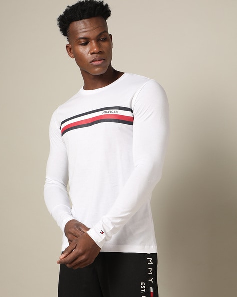 Tommy hilfiger long sleeve deals white top