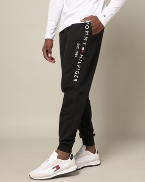 Buy Grey Heather HILFIGER Online Men by Pants for TOMMY Track