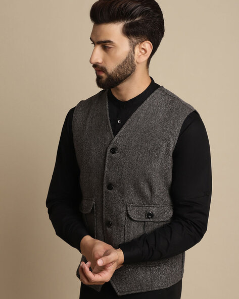 Buy Grey Blazers Waistcoats for Men by Even Online Ajio