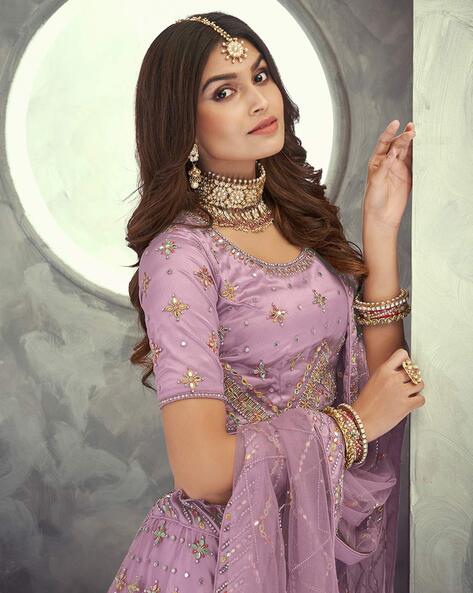 Purple Lehenga Charm