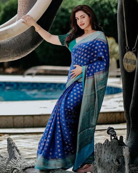 Buy Trendy Blue Saree Online  Fancy and Designer Sarees For Women