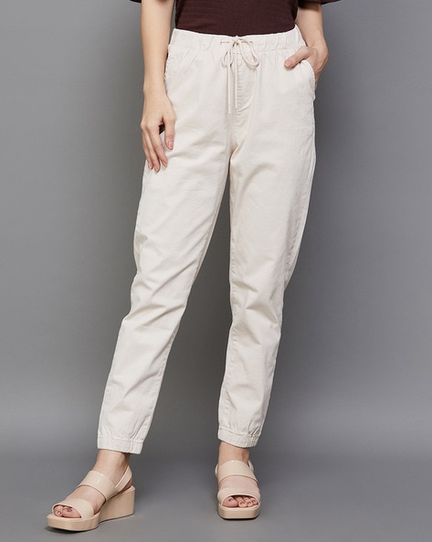 Buy Pinko Skinny Trousers - Beige At 33% Off | Editorialist