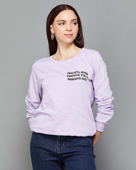 Purple and hot sale black sweatshirt