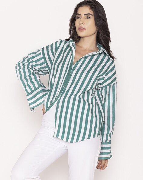 Oversized Striped Shirt