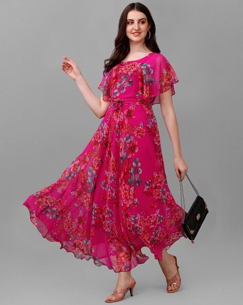 Amazon.com: QIGUANDZ Women Vintage 1950s Dress Flower/Butterfly Crewneck  A-line Dress Rockabilly Swing Evening Party Cocktail Dresses : Clothing,  Shoes & Jewelry