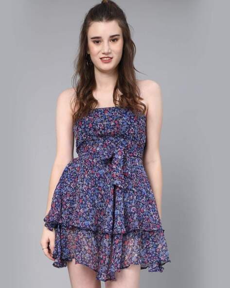 Buy Blue Dresses for Women by Scorpius Online Ajio