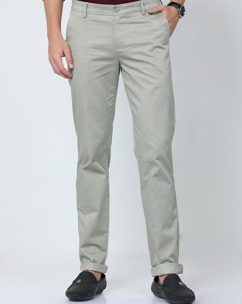Buy Grey Trousers & Pants for Men by CP BRO Online