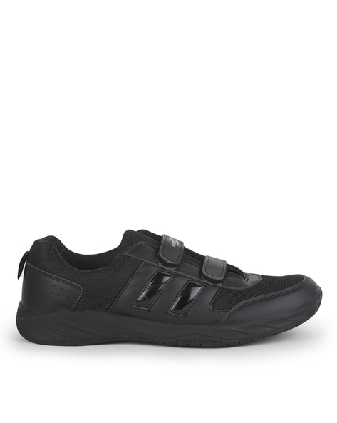 Adidas black velcro hot sale school shoes online