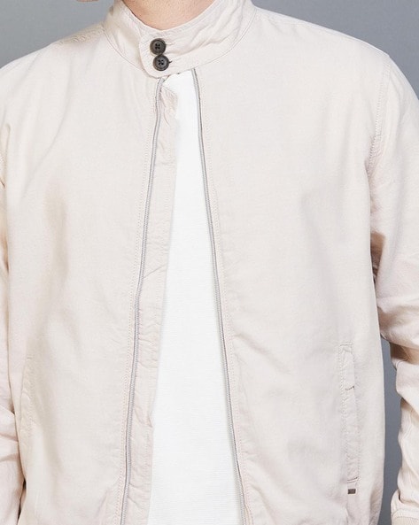 Zip-Front Jacket with Insert Pockets