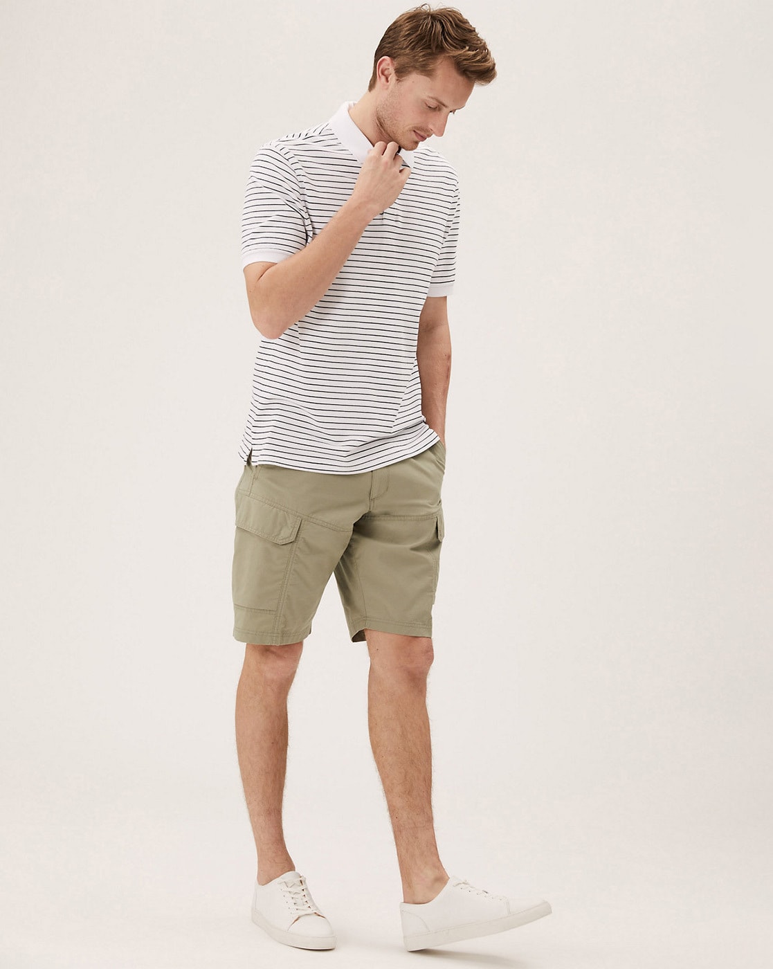 Marks and spencer mens cargo sales shorts