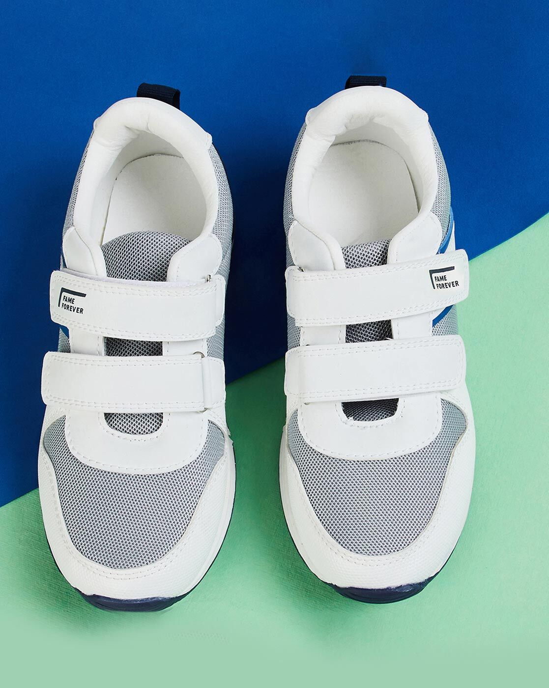 Gender: Men LEAF PRINTED WHITE SNEAKERS FOR BOYS, Lace Up Shoe, Material:  Synthetic Leather at Rs 280/pair in Agra