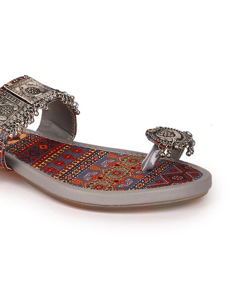 Buy Multicolour Flat Sandals for Women by THE DESI DULHAN Online