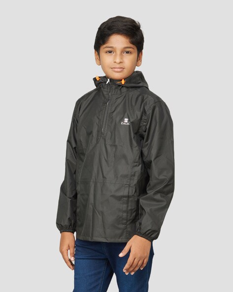 Half zip rain cheap coat