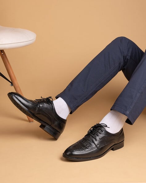 Men Genuine Leather Derby Shoes