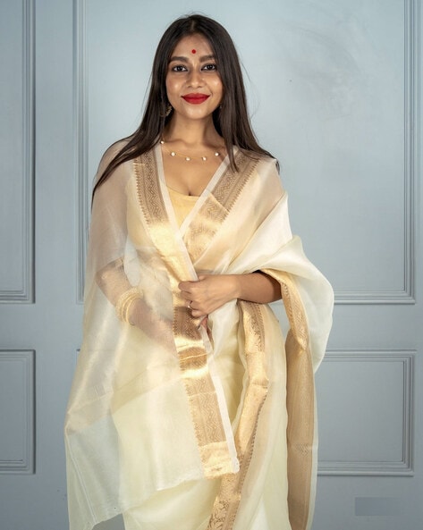 Banaras Soft Kora Organza Sarees Online – siri designers