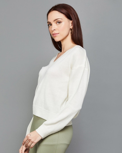 Buy White Sweatshirt & Hoodies for Women by Ginger by lifestyle